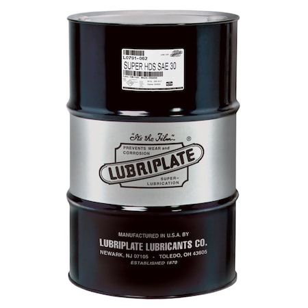 Lubriplate SAE 30 automotive oil SUPER HDS  M.O. SAE 30, DRUM L0791-062